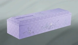 刺繍布張棺